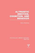 Altruistic Emotion, Cognition, and Behavior (PLE: Emotion)