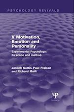 Experimental Psychology Its Scope and Method: Volume V (Psychology Revivals)