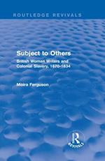 Subject to Others (Routledge Revivals)