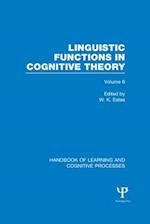 Handbook of Learning and Cognitive Processes (Volume 6)