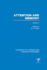 Handbook of Learning and Cognitive Processes (Volume 4)