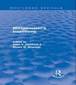 Wittgenstein''s Intentions (Routledge Revivals)