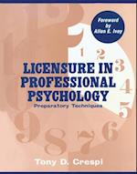 Licensure In Professional Psychology