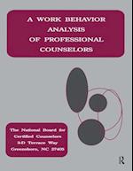 A Work Behavior Analysis Of Professional Counselors