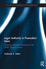 Legal Authority in Premodern Islam