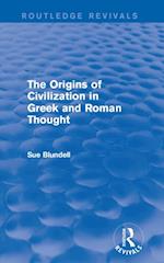 The Origins of Civilization in Greek and Roman Thought (Routledge Revivals)