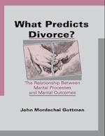 What Predicts Divorce?