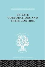 Private Corporations and their Control
