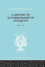 History of Autobiography in Antiquity