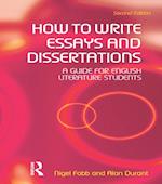 How to Write Essays and Dissertations