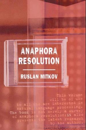 Anaphora Resolution