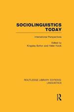 Sociolinguistics Today (RLE Linguistics C: Applied Linguistics)