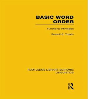 Basic Word Order (RLE Linguistics B: Grammar)