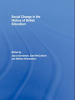 Social Change in the History of British Education