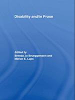 Disability and/in Prose