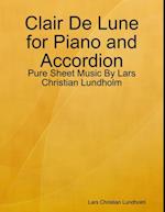 Clair De Lune for Piano and Accordion - Pure Sheet Music By Lars Christian Lundholm