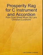 Prosperity Rag for C Instrument and Accordion - Pure Duet Sheet Music By Lars Christian Lundholm