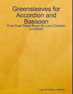 Greensleeves for Accordion and Bassoon - Pure Duet Sheet Music By Lars Christian Lundholm