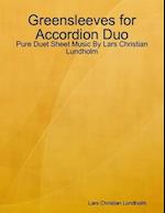 Greensleeves for Accordion Duo - Pure Duet Sheet Music By Lars Christian Lundholm