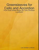 Greensleeves for Cello and Accordion - Pure Duet Sheet Music By Lars Christian Lundholm