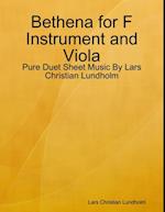 Bethena for F Instrument and Viola - Pure Duet Sheet Music By Lars Christian Lundholm