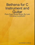 Bethena for C Instrument and Guitar - Pure Duet Sheet Music By Lars Christian Lundholm