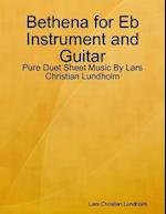 Bethena for Eb Instrument and Guitar - Pure Duet Sheet Music By Lars Christian Lundholm