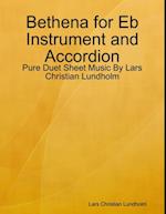 Bethena for Eb Instrument and Accordion - Pure Duet Sheet Music By Lars Christian Lundholm