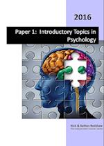 Paper 1 - Introductory Topics in Psychology 