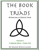 Book of Triads: Volume 4, C Minor, Treble Clef