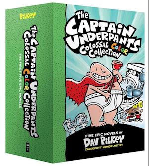 The Captain Underpants Colossal Color Collection (Captain Underpants #1-5 Boxed Set)