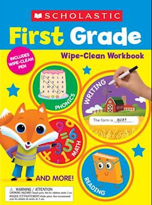 Scholastic First Grade Wipe-Clean Workbook