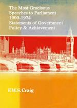 The Most Gracious Speeches to Parliament 1900–1974