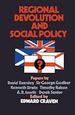 Regional Devolution and Social Policy