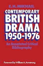 Contemporary British Drama 1950–1976