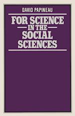 For Science in the Social Sciences