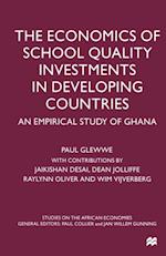 Economics of School Quality Investments in Developing Countries