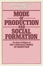 Mode of Production and Social Formation