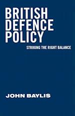 British Defence Policy