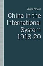 China in the International System, 1918-20