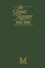 Grants Register 1993-1995