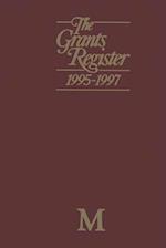 The Grants Register 1995-1997