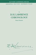 D.H. Lawrence Chronology