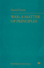 War: A Matter of Principles