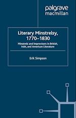 Literary Minstrelsy, 1770-1830