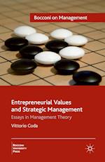 Entrepreneurial Values and Strategic Management