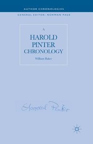 A Harold Pinter Chronology