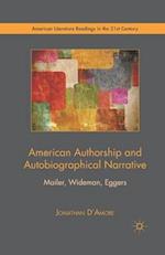 American Authorship and Autobiographical Narrative