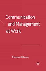 Communication and Management at Work