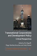 Transnational Corporations and Development Policy